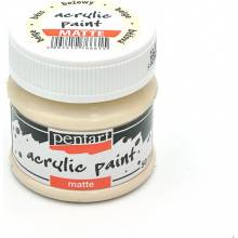 Matná akrylová farba Pentart 50ml béžová
