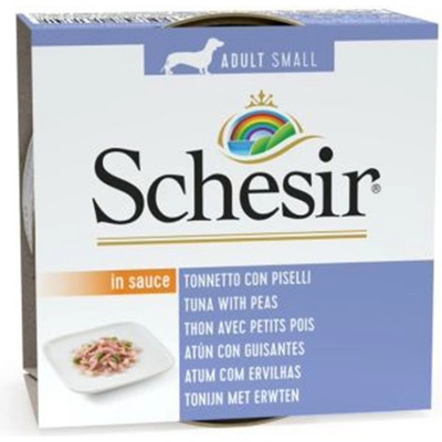 Schesir Dog Adult tuniak a hrášok 85 g