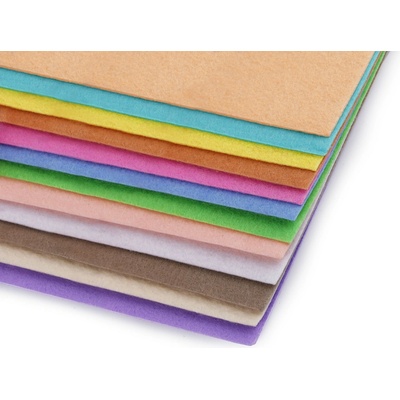 Pro Háčkování Látková dekorativní plsť 20x30 cm mix 4 – Zboží Dáma