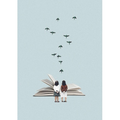 Plagát, Obraz - We communicate silently, Maarten Léon, 30 × 40 cm