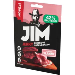 JIM JERKY 23 г говеждо месо с бекон