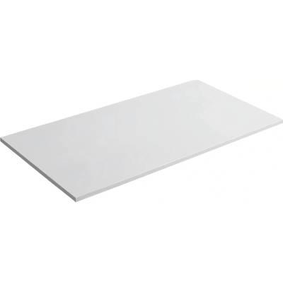 Cerano Kúpeľňová doska z liateho mramoru Elanys biela matná 80x1,2x46 CER-662053