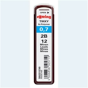 rOtring Графитна сърцевина, 2B, 0, 7 mm, ROTRING S0231230 (S0231230)