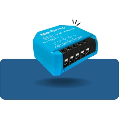 Shelly 1L Gen3 spínací modul bez potreby neutrálneho vodiča, 1 kanál (WiFi, Bluetooth) SHELLY-1L-GEN3-1785