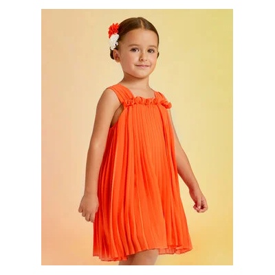 Abel & Lula Елегантна рокля 5055 Оранжев Relaxed Fit (5055)