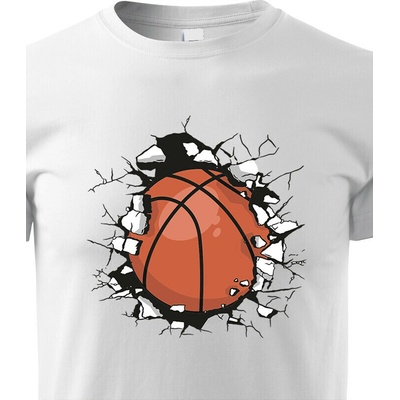 Dětské tričko Basketbalový míč Bílá Canvas Bezvatriko.cz 2185
