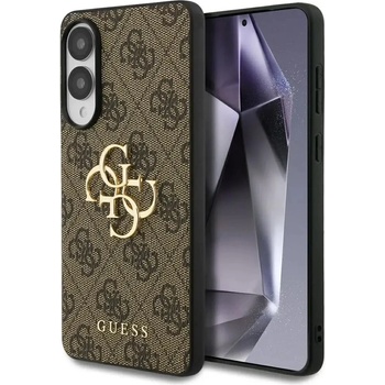 GUESS Big 4G Logo Classic Logo Case за Samsung Galaxy S25 Edge - кафяв