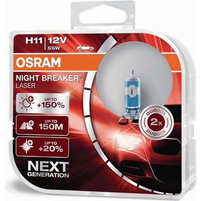 Osram Night Breaker Laser H11 PGJ19-2 12V 55W 2 ks 64211NL-HCB