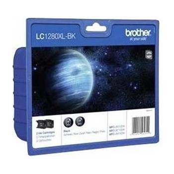 Brother LC-1280XLBKBP2 двойна опаковка черен (black) оригинална касета (LC1280XLBKBP2)