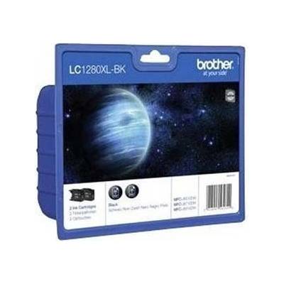 Brother LC-1280XLBKBP2 двойна опаковка черен (black) оригинална касета (LC1280XLBKBP2)