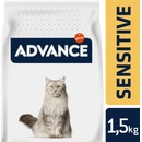 Advance Sensitive Adult Cat losos a rýže 1,5 kg