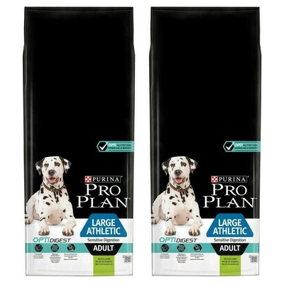 Purina Pro Plan Athletic Adult Sensitive Digestion OptiDigest Large Lamb 2 x 14 kg