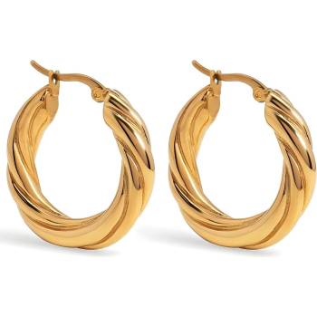 HARAHU Обеци lo-32685 - Златни kp32685 (lo-32685)