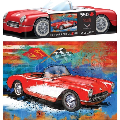 EUROGRAPHICS v plechové krabičce Corvette 550 dílků