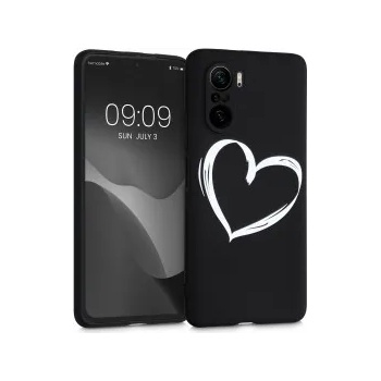 Image 1 of kwmobile Калъф с дизайн сърце за Xiaomi Mi 11i / Poco F3 - черен