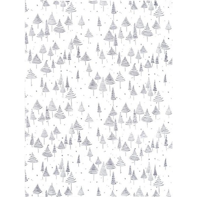 SCANquilt DEKORO stromečky 50 x 70 cm bílošedá