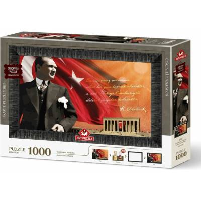 ART s rámom a lepidlom 3v1 Atatürk a Anitkabir 1000 dielov