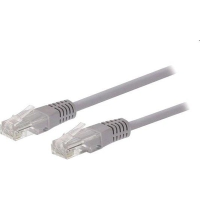 C-Tech CB-PP5-15 patch, Cat5e, UTP, 15m, šedý