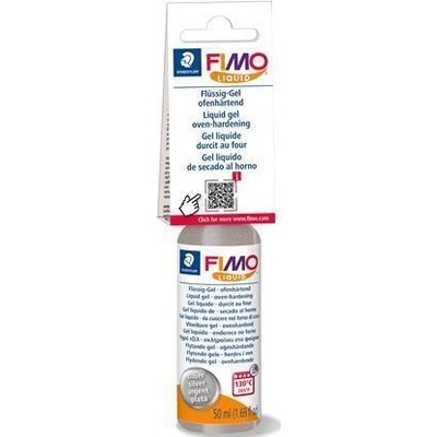 FIMO liquid Deco gel 50 ml stříbrná