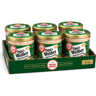 Mehlig & Heller Opa’s Weißer pepřová vepřová specialita 6x250 g