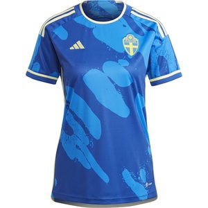 adidas Дамска футболна фланелка Adidas Sweden Away Shirt 2023 Womens - Blue