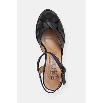 Fly London Сандали обувки с дебел ток кожени MEBU450FLY (P145450003)