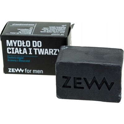 Zew for Men Face and Body Soap prírodné tuhé mydlo na tvár, telo a vlasy 85 ml