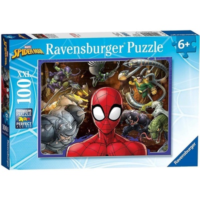 Ravensburger Пъзел Ravensburger от 100 XXL части - Спайдърмен (10728)