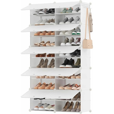 SongmicsHome Kimberly biely/priesvitný LPC035W01