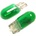 AMiO Комплект габаритни крушки t10 w5w 5 w 501 5a зелени 2бр