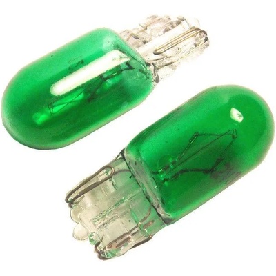AMiO Комплект габаритни крушки t10 w5w 5 w 501 5a зелени 2бр