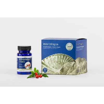 Inca Collagen 90 g + Vitamín C 30 tbl.