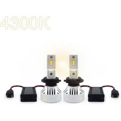 ledpodsviceni.cz LED H7 4300K (teplá bílá) - , 2x55W, 10.000lm, 9-32V