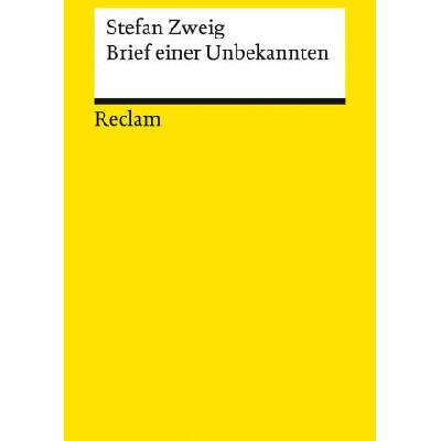Brief einer Unbekannten | Stefan Zweig, Klemens Renoldner