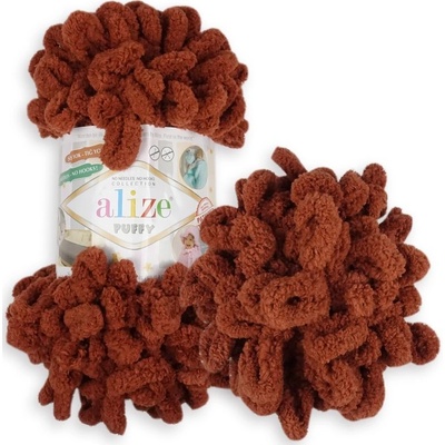 Alize Puffy 597 tehlová