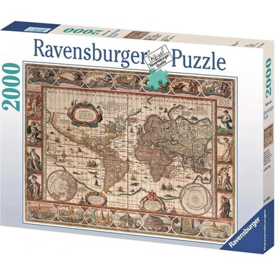 Ravensburger Mapa světa 2000 dielov