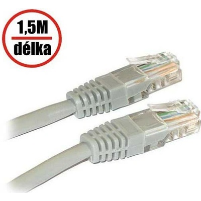 Lynx CS PK-UTP5E-015-GR patch Cat5E, UTP, 1,5m, šedý