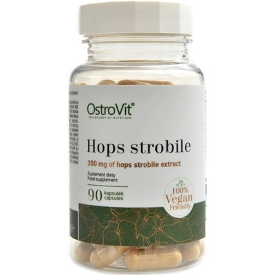 OstroVit Hops Strobile Chmel otáčivý VEGE 90 kapsúl Humulus lupulus