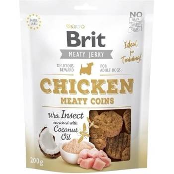 Brit Jerky Snack - Chicken With Insect Meaty Coins 200g