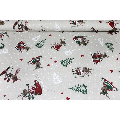 MADE IN ITALY Dekorační látka Soby, š. 140 cm Vícebarevná Šířka 140 cm