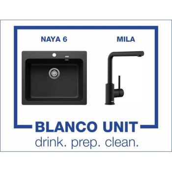 Image 1 of BLANCO Bundle Blanco Naya 6+Blanco Mila Черен мат (527920)