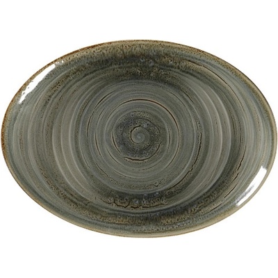 RAK Porcelain Spot talíř oválný 32 cm olivínový SPTNNOP32-6