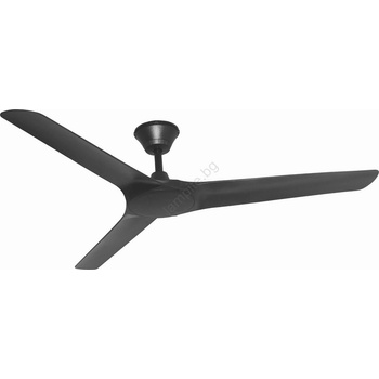 Lucci Air 21321649 - Вентилатор за таван ABYSS Ø 142 см IP66 черен + д. у (FAN00298)