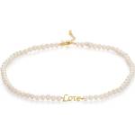 Swan Колие със сладководни бели перли RLOVENWG Swan