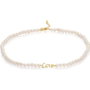 Swan Колие със сладководни бели перли RLOVENWG Swan