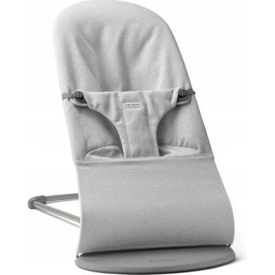 BABYBJORN lehátko BLISS WOVEN Světle šedá melanž