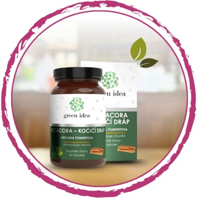 Green idea Green idea Vilcacora mačací pazúr 60 kapsúl