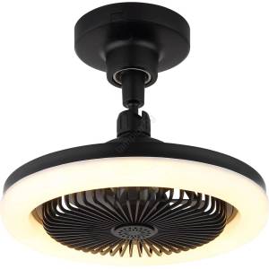 GLOBO 03680S - LED димируем таванен вентилатор LIDEA LED/20W/230V 3000-6500K черен+дистанционно управление (GL8895)