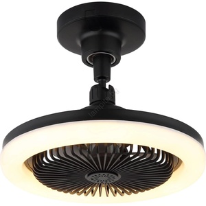 GLOBO 03680S - LED димируем таванен вентилатор LIDEA LED/20W/230V 3000-6500K черен+дистанционно управление (GL8895)