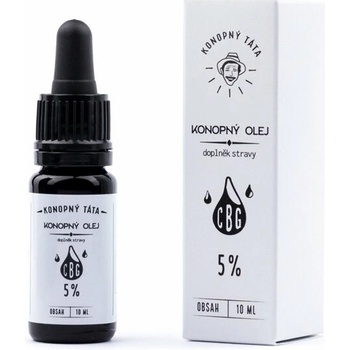 Konopný Táta CBG Konopný olej 5% 10 ml